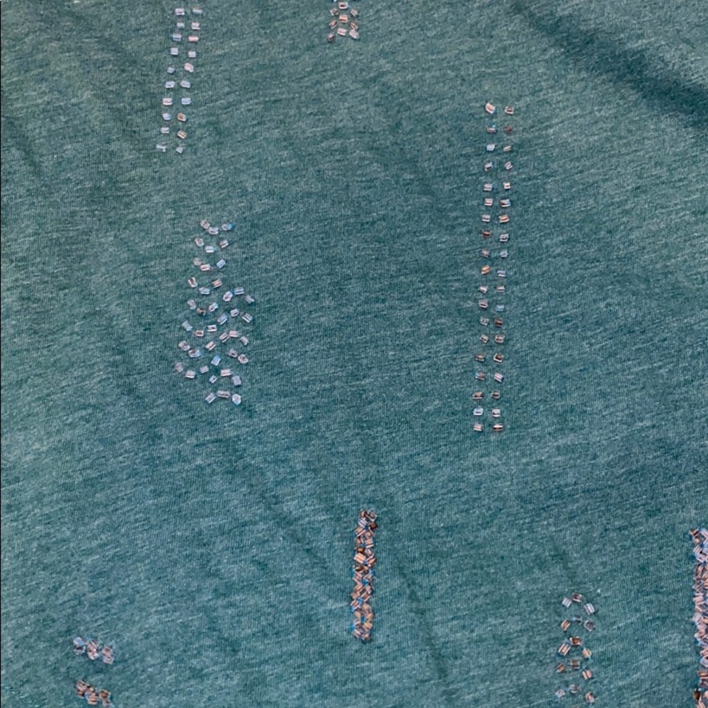 Threads 4 Thought Green Top - image 2